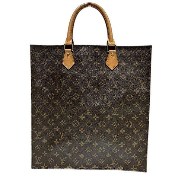 Louis Vuitton Monogram Sac Plat Tote Bag M51140 - Picture 2 of 6